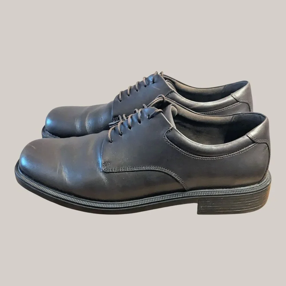 Rockport Men's 12 M Margin Oxford Brown Leather Dress Casual Shoes K71225